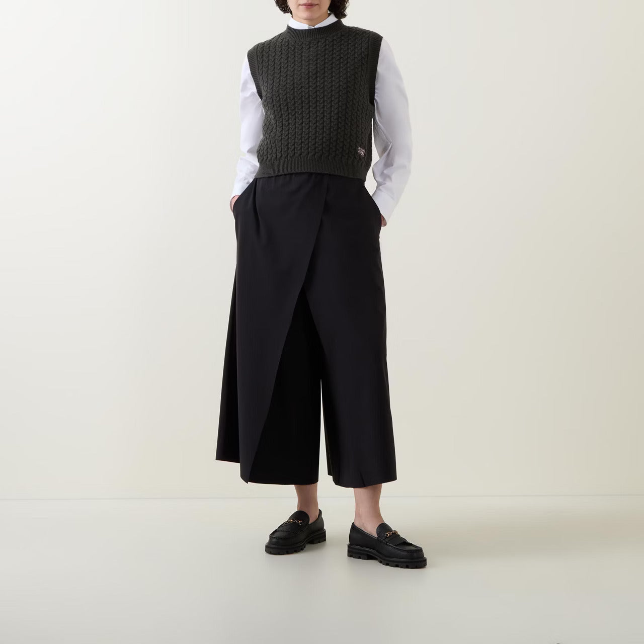 Loop Knit Tank Forest Green