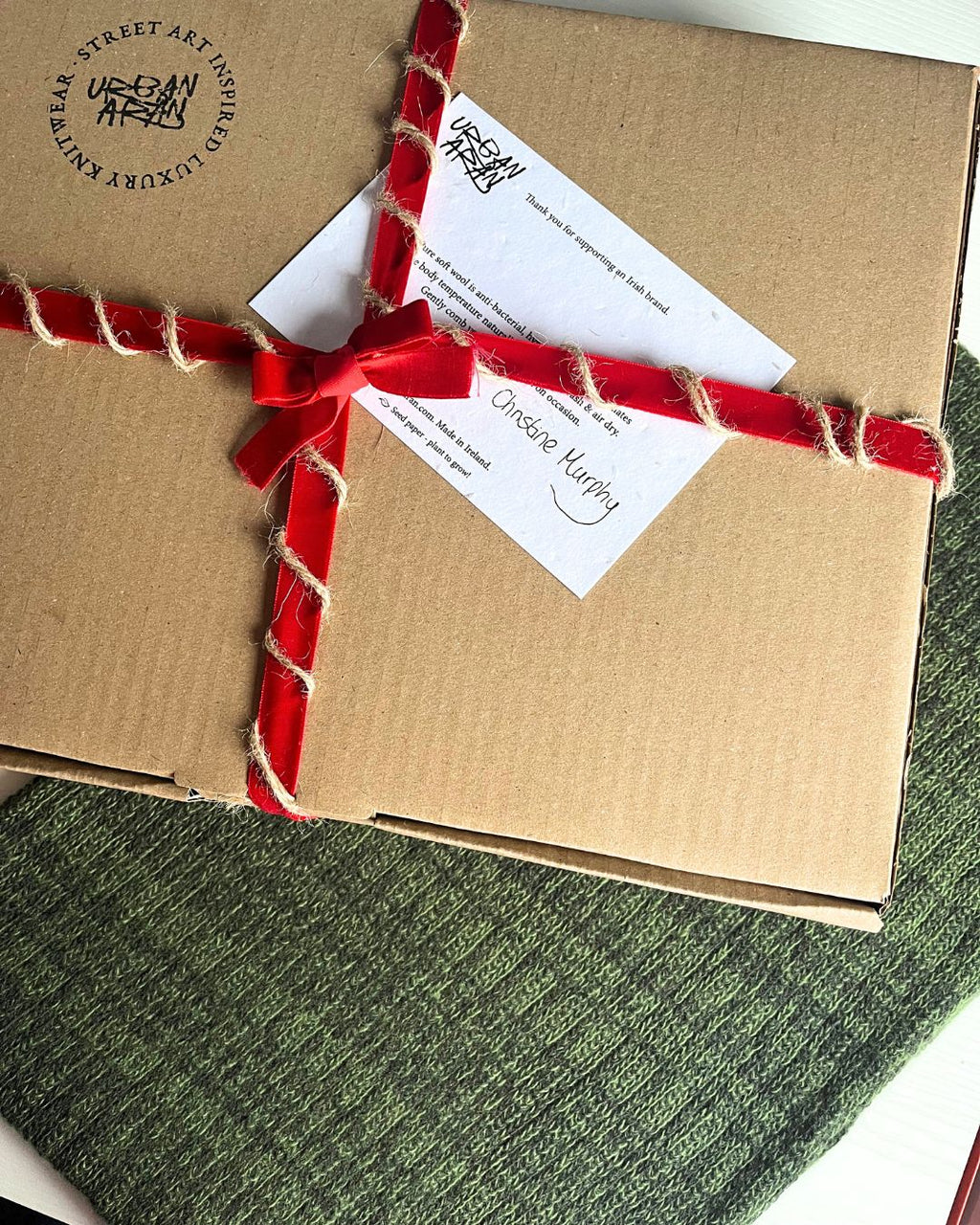 Handloomed Scarf - Green