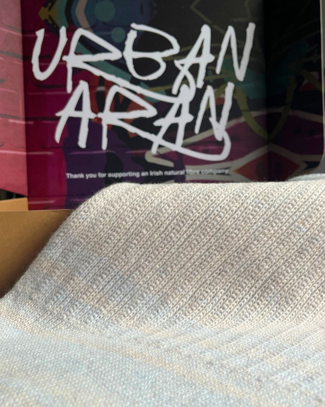 Handloomed Scarf - Cloud