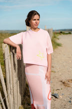 Starfish Short Sleeve Crew - Blush