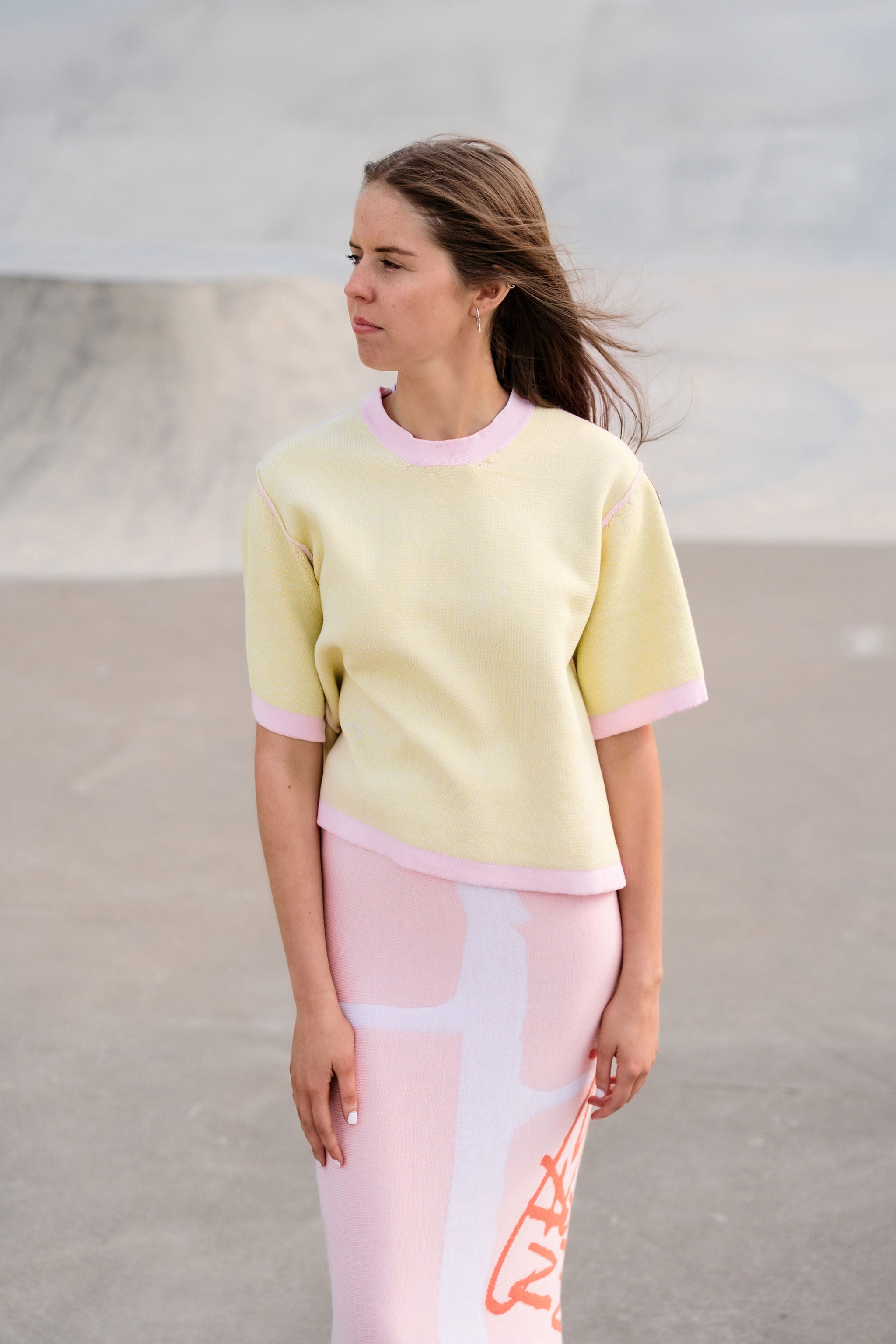 Starfish Short Sleeve Crew - Blush