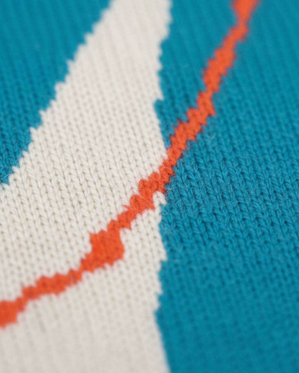 Graffiti Scarf - Ice, Blue and Tangerine