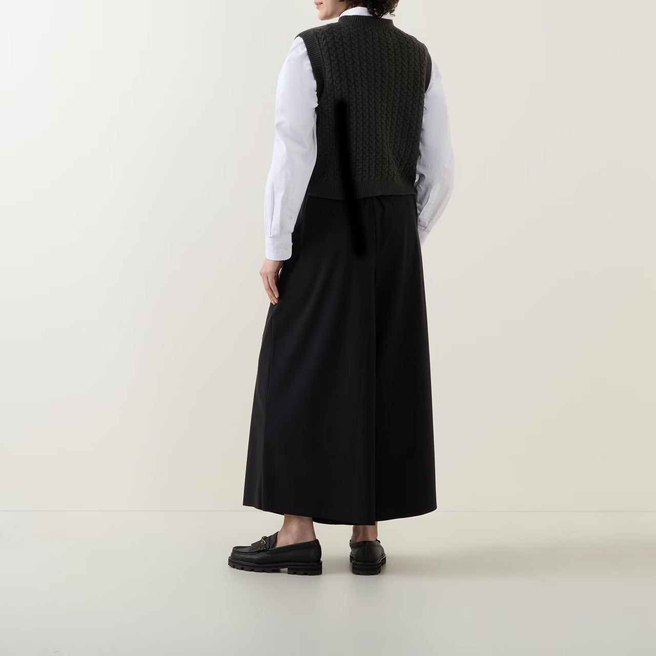 Loop Knit Tank Forest Green