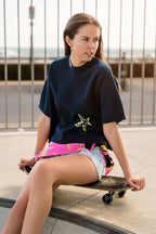 Starfish Short Sleeve Crew - Navy