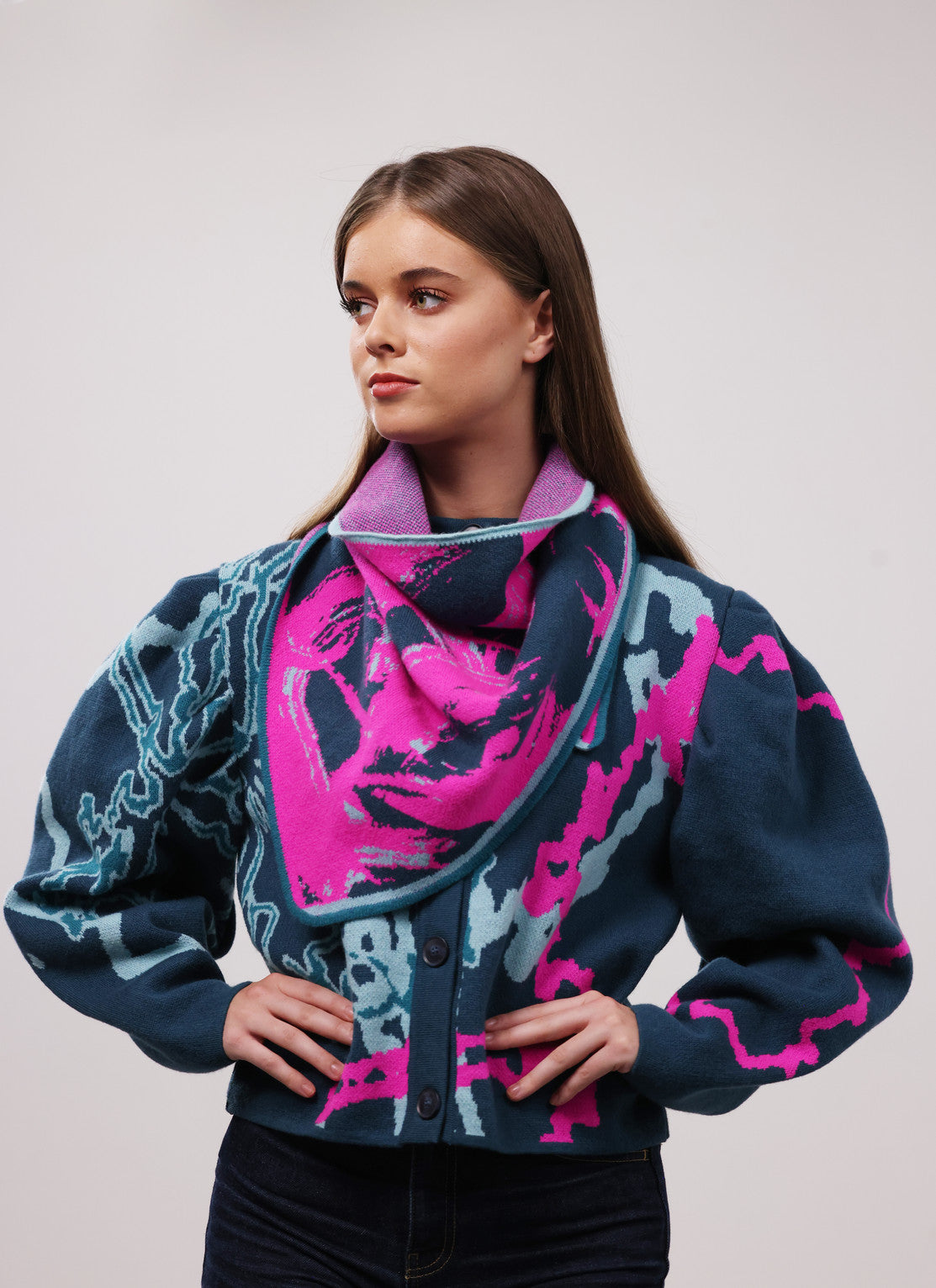 Graphic Bandana Scarf