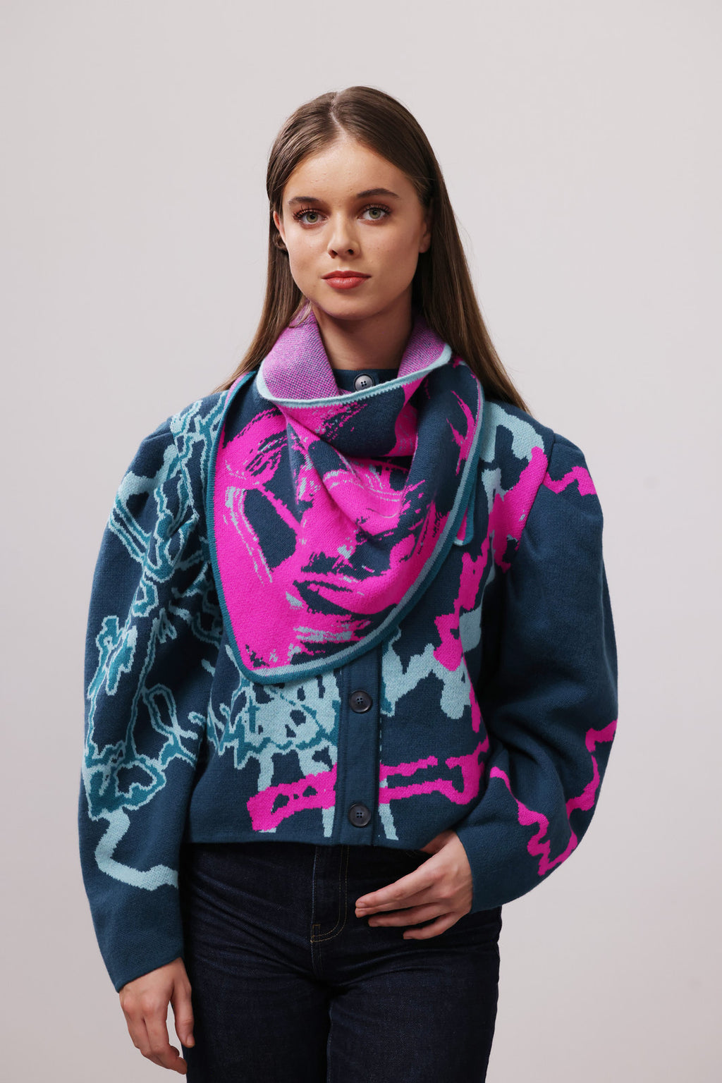 Graphic Bandana Scarf