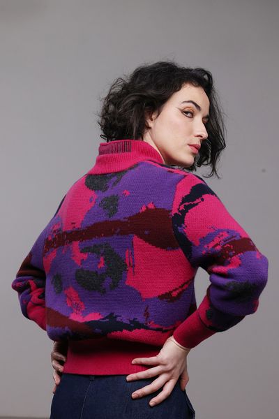 Zip Bomber Burgundy