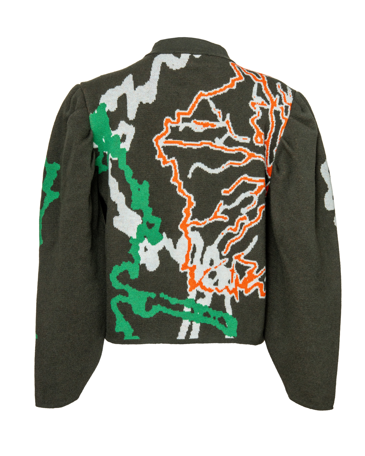 Crevice Barrel Cardie Deep Forest