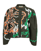 Crevice Barrel Cardie Deep Forest