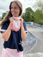 Mini Triangle Dusky Pink