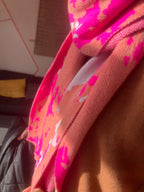 Rectangle Scarf Electric fuchsia