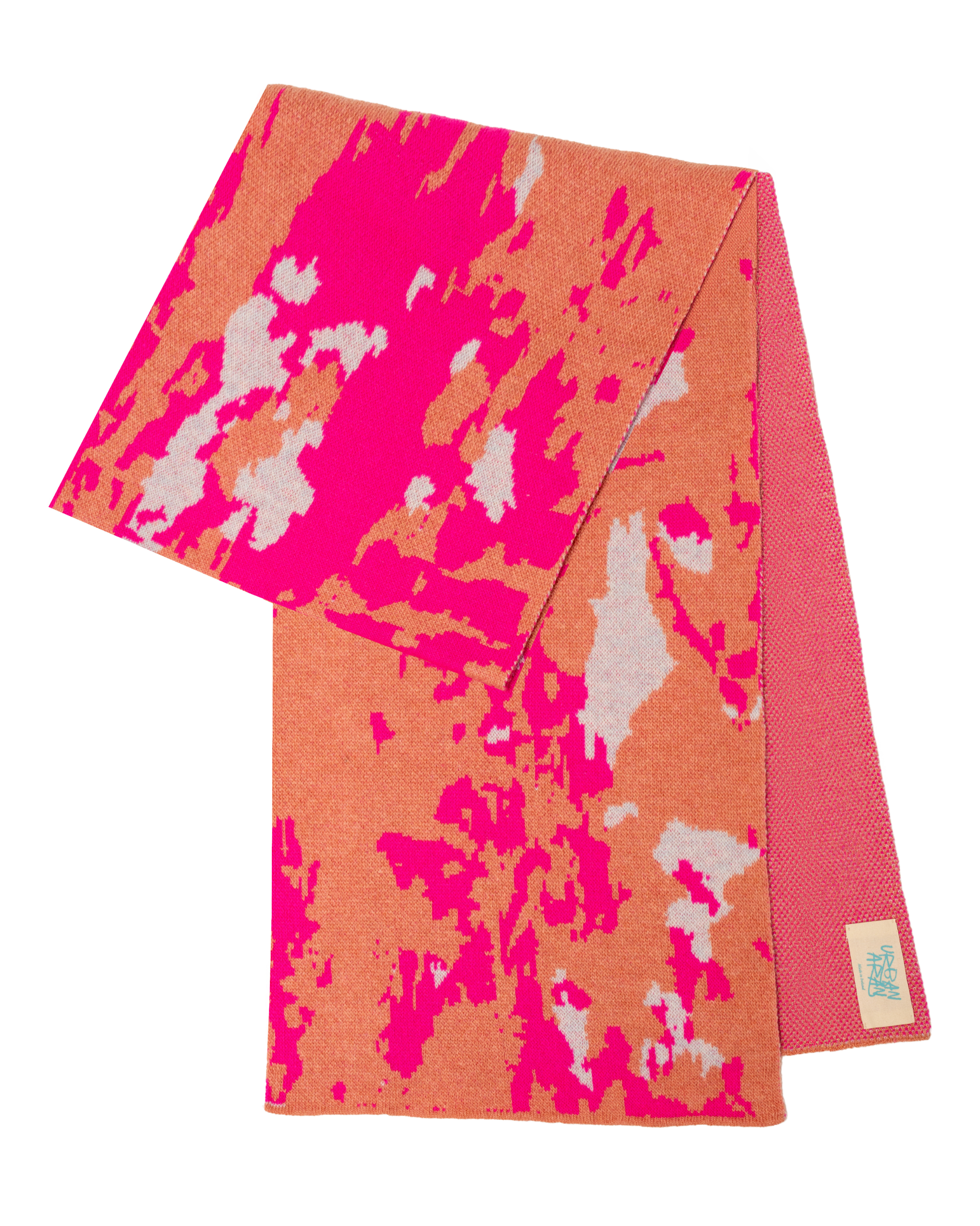 Rectangle Scarf Electric fuchsia