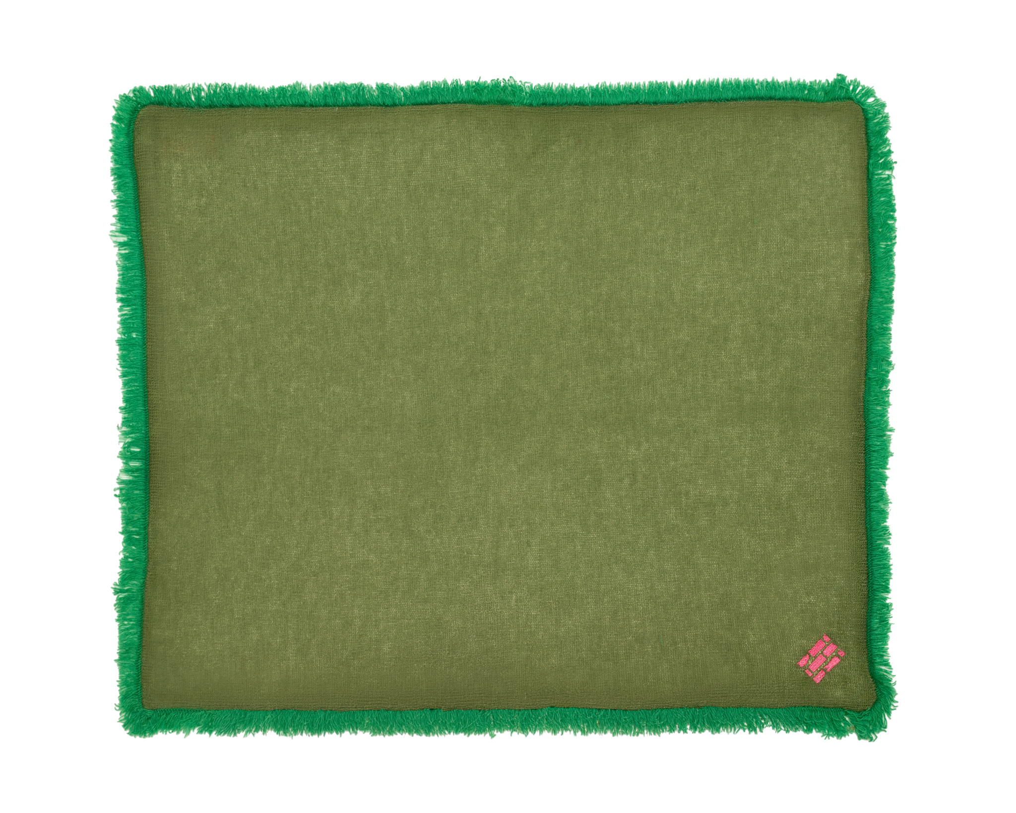 Mini Triangle Scarf Deep Emerald