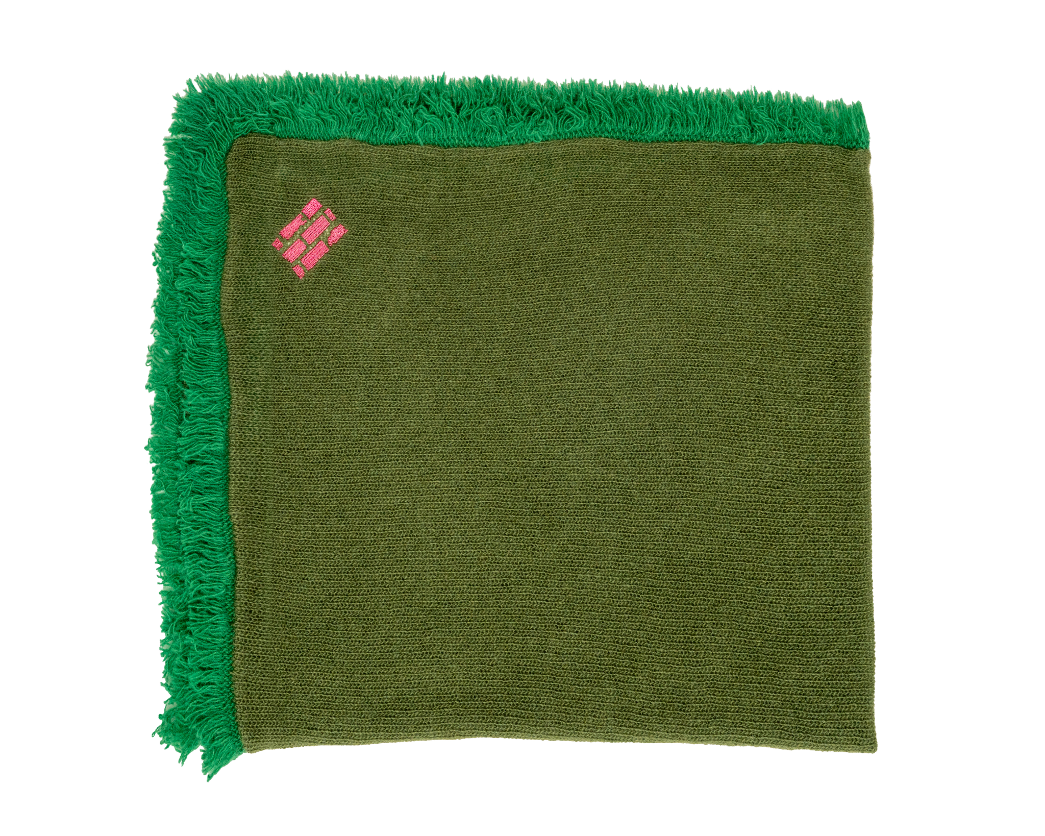 Mini Triangle Scarf Deep Emerald