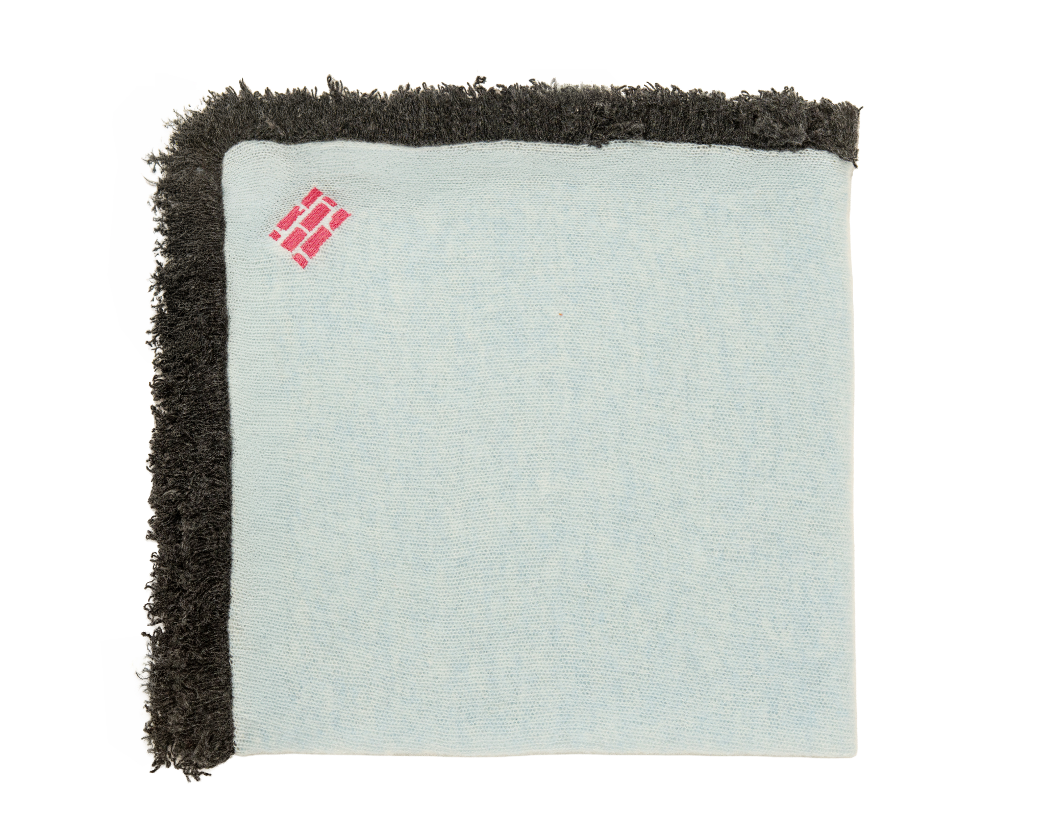 Mini Triangle Scarf Mist Blue