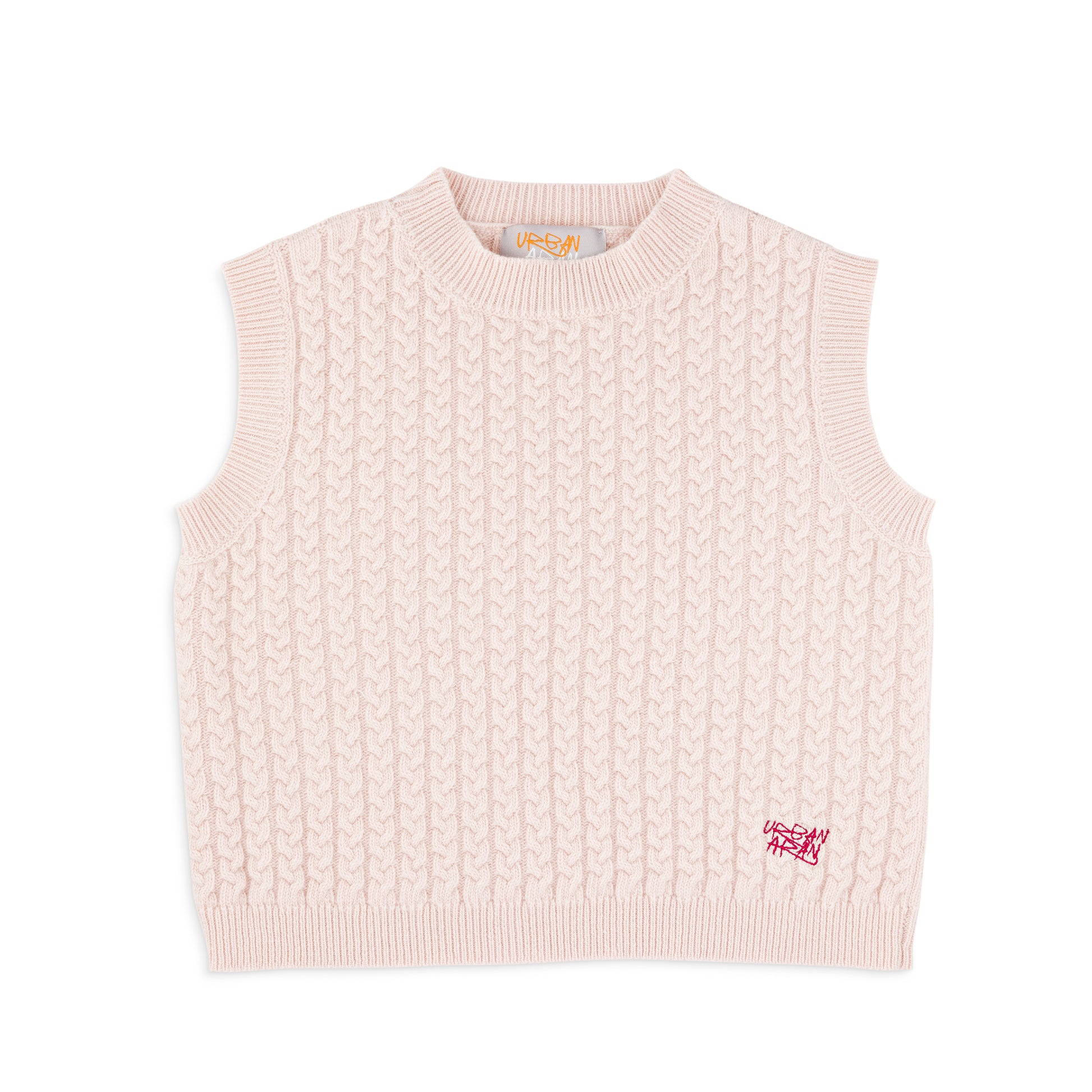 Loop Knit Tank Pale Rose