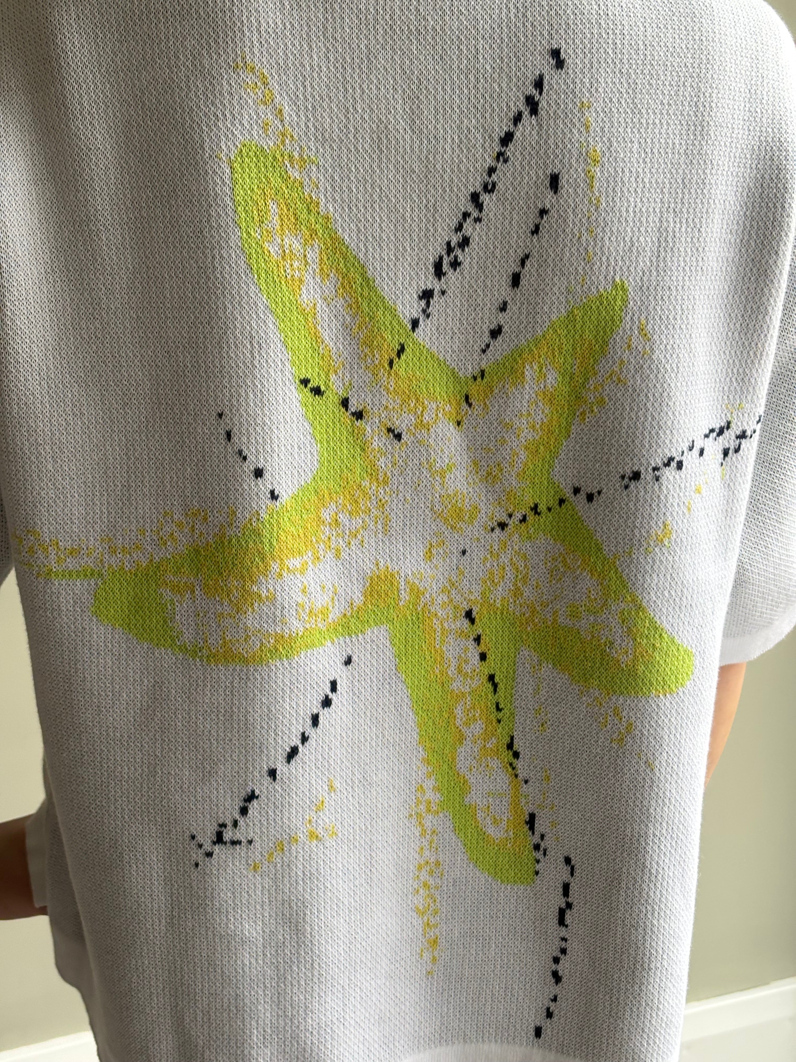 Starfish Short Sleeve Crew - White