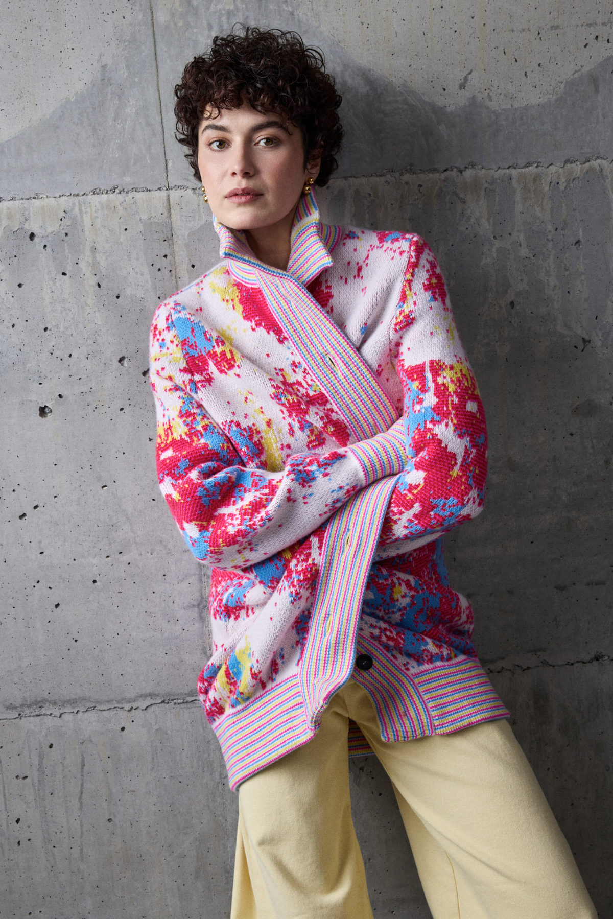 Long Bomber Electric Fuchsia