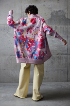 Long Bomber Electric Fuchsia