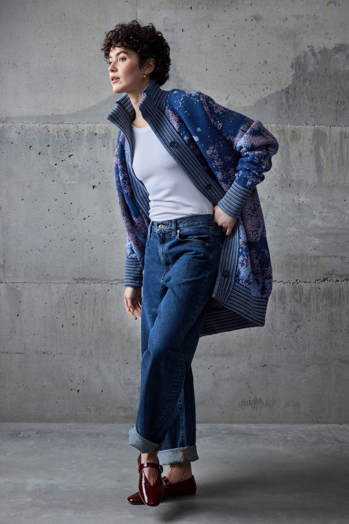 Long Bomber Midnight Blue