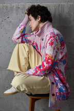 Long Bomber Electric Fuchsia