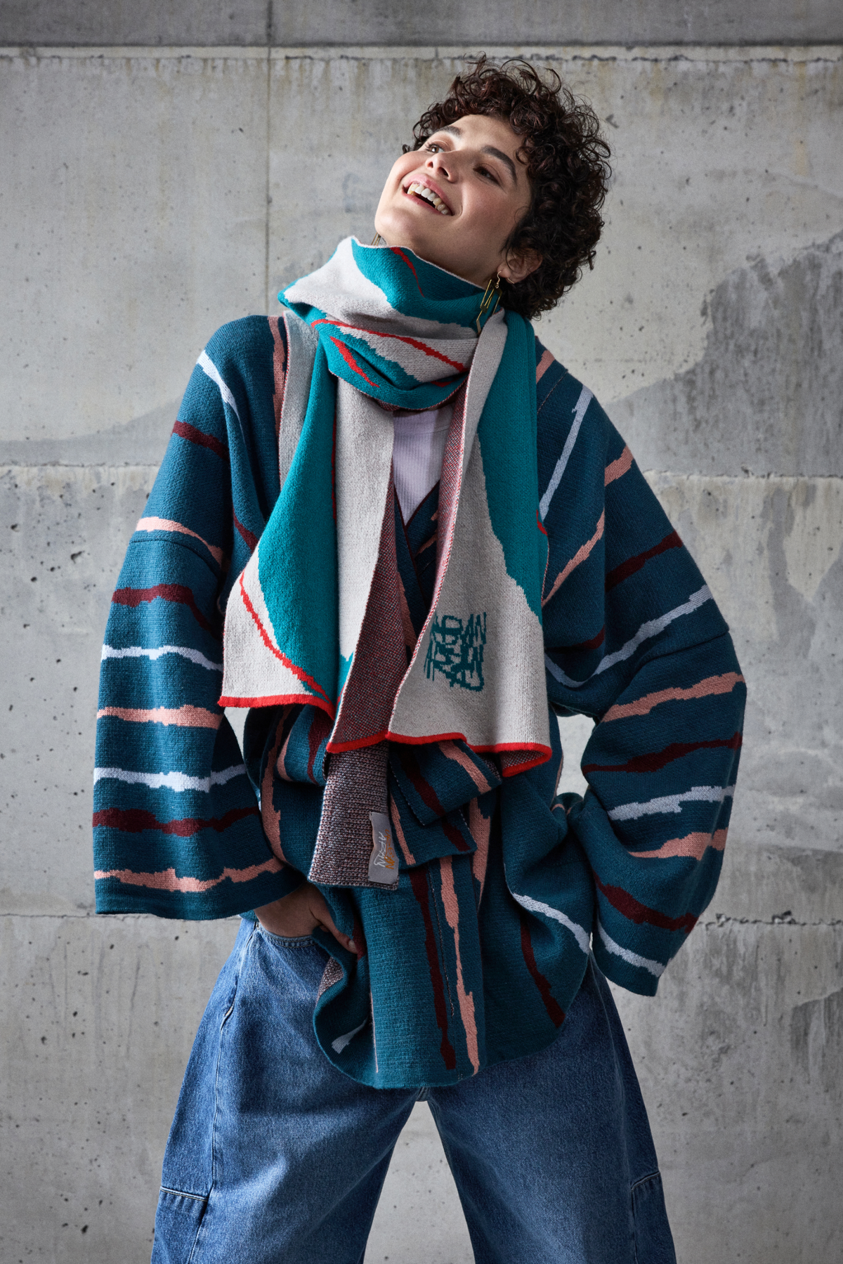 Rectangle Scarf Teal