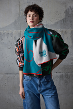 Rectangle Scarf Teal