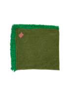 Mini Triangle Scarf Deep Emerald