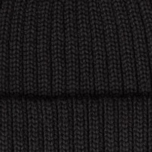 Merino Wool Beanie Black