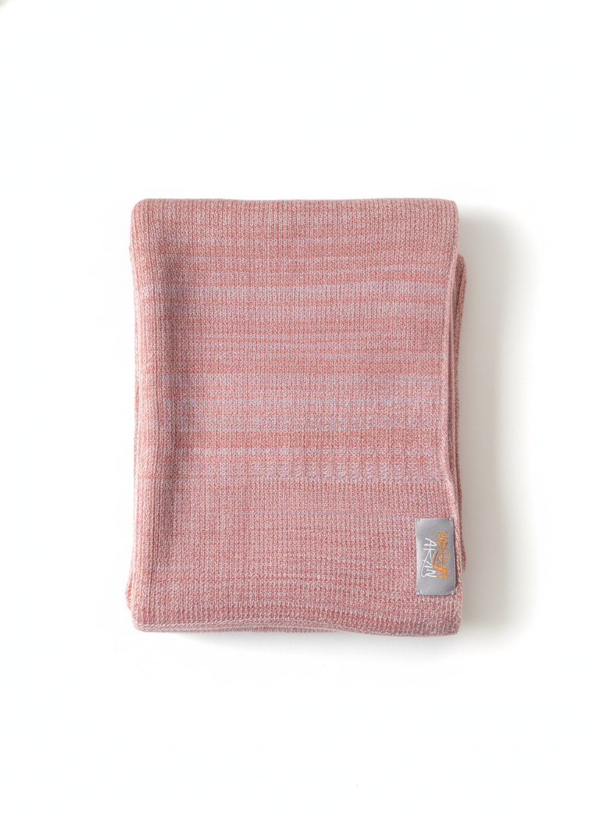 Handloomed Scarf - Blush