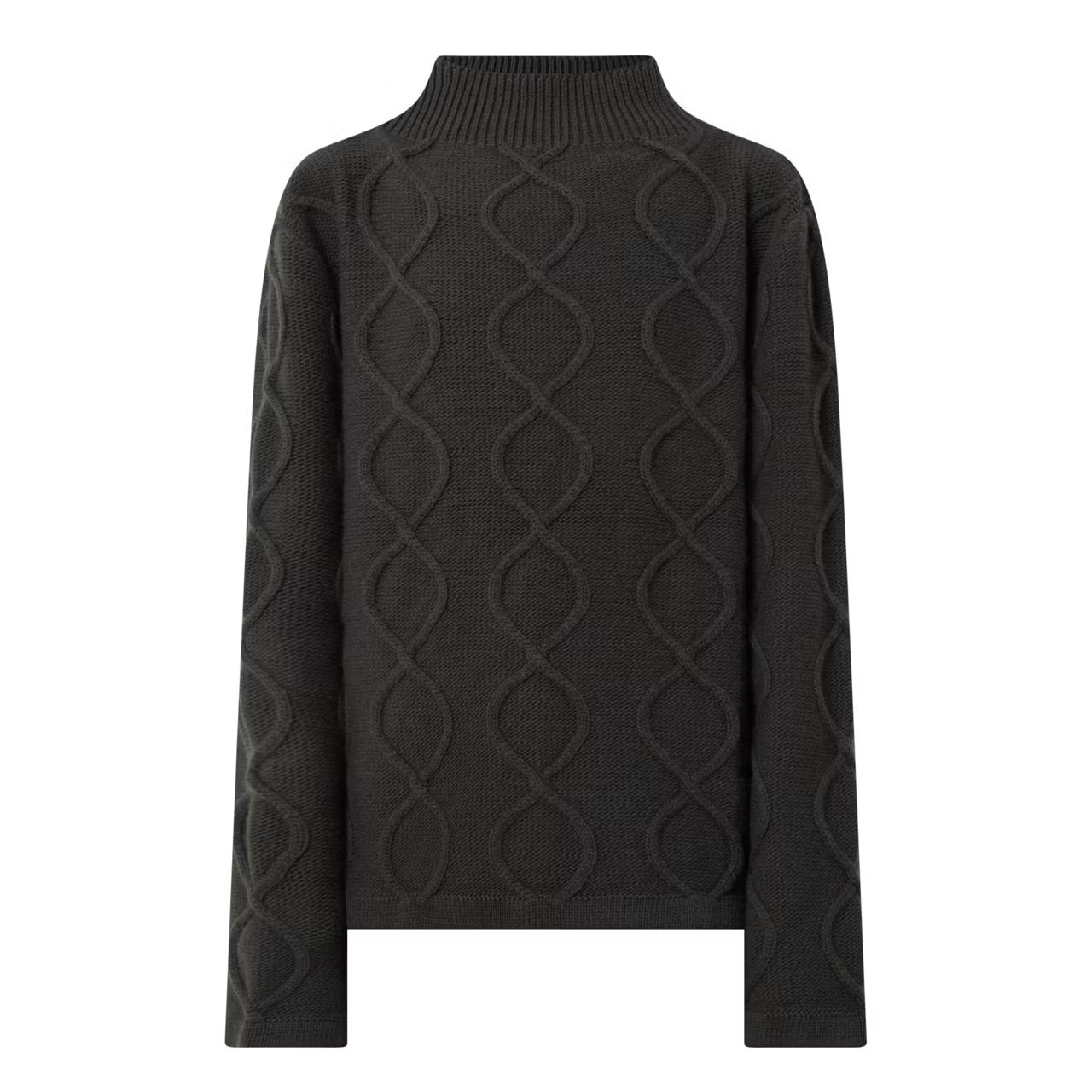 Loop Knit Sweater Forest Green