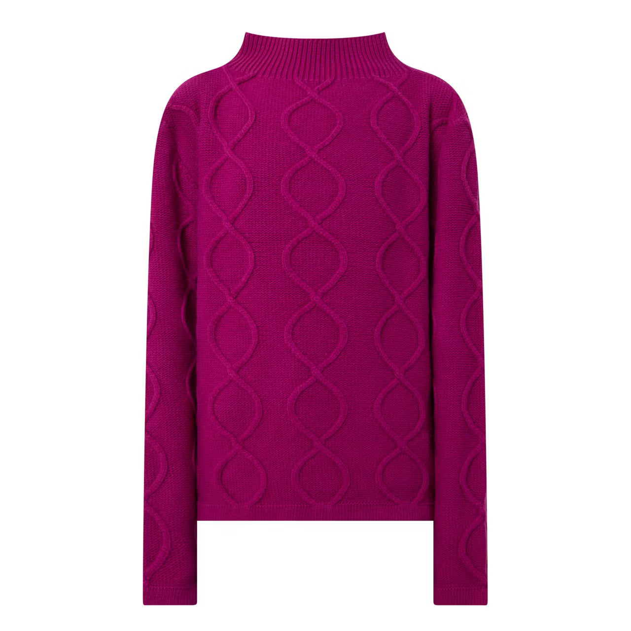 Loop Knit Sweater Raspberry Pink