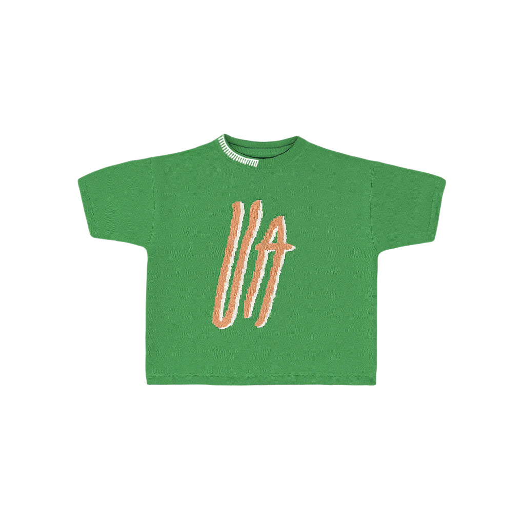 T-shirt en pure laine mérinos fine – Vert émeraude