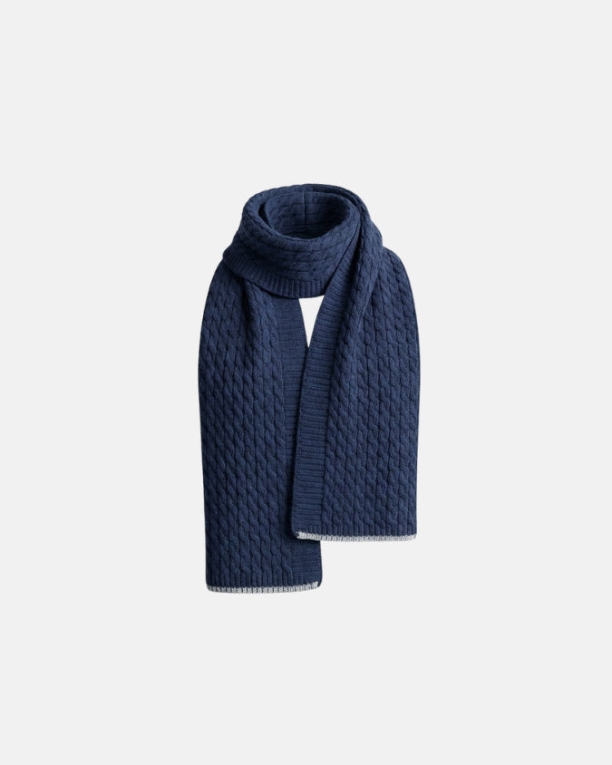 Navy Blue Scarf for Men